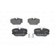 Jeu de 4 plaquettes de frein avant BOSCH 0 986 494 058 - Visuel 1