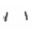 Jeu de 4 plaquettes de frein avant BOSCH 0 986 494 058 - Visuel 2