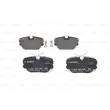 Jeu de 4 plaquettes de frein avant BOSCH 0 986 494 058 - Visuel 3