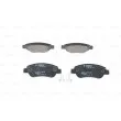 Jeu de 4 plaquettes de frein avant BOSCH 0 986 494 065 - Visuel 1