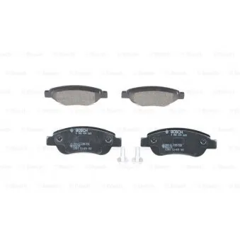 Jeu de 4 plaquettes de frein avant BOSCH 0 986 494 065