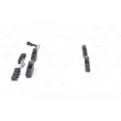 Jeu de 4 plaquettes de frein avant BOSCH 0 986 494 070 - Visuel 2