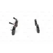 Jeu de 4 plaquettes de frein avant BOSCH 0 986 494 071 - Visuel 2