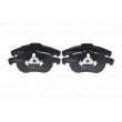Jeu de 4 plaquettes de frein avant BOSCH 0 986 494 073 - Visuel 1
