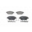Jeu de 4 plaquettes de frein avant BOSCH 0 986 494 074 - Visuel 1
