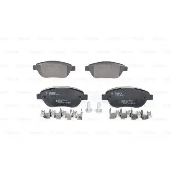 Jeu de 4 plaquettes de frein avant BOSCH 0 986 494 074