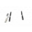 Jeu de 4 plaquettes de frein avant BOSCH 0 986 494 074 - Visuel 2