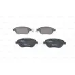 Jeu de 4 plaquettes de frein avant BOSCH 0 986 494 074 - Visuel 3