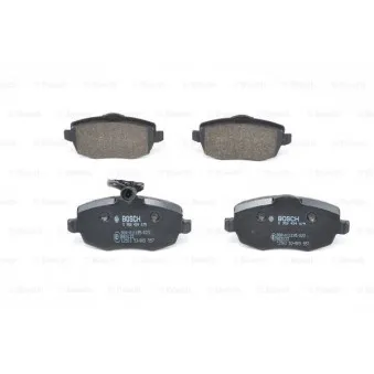 Jeu de 4 plaquettes de frein avant BOSCH 0 986 494 075