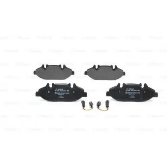 Jeu de 4 plaquettes de frein avant BOSCH 0 986 494 081