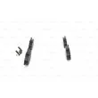 Jeu de 4 plaquettes de frein avant BOSCH 0 986 494 081 - Visuel 2