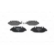Jeu de 4 plaquettes de frein avant BOSCH 0 986 494 081 - Visuel 3