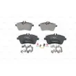 Jeu de 4 plaquettes de frein avant BOSCH 0 986 494 085 - Visuel 1