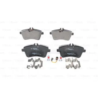 Jeu de 4 plaquettes de frein avant BOSCH 0 986 494 085