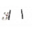 Jeu de 4 plaquettes de frein avant BOSCH 0 986 494 085 - Visuel 2