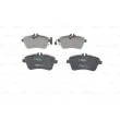 Jeu de 4 plaquettes de frein avant BOSCH 0 986 494 085 - Visuel 3