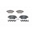 Jeu de 4 plaquettes de frein avant BOSCH 0 986 494 092 - Visuel 1