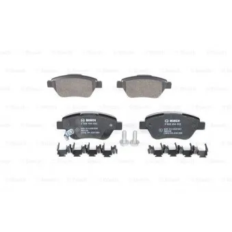 Jeu de 4 plaquettes de frein avant BOSCH 0 986 494 092