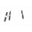 Jeu de 4 plaquettes de frein avant BOSCH 0 986 494 092 - Visuel 2