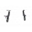 Jeu de 4 plaquettes de frein avant BOSCH 0 986 494 097 - Visuel 2