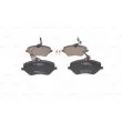 Jeu de 4 plaquettes de frein avant BOSCH 0 986 494 098 - Visuel 3