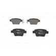 Jeu de 4 plaquettes de frein arrière BOSCH 0 986 494 099 - Visuel 3