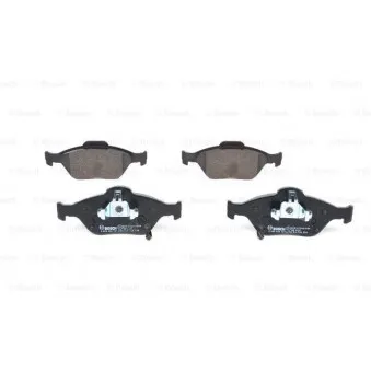 Jeu de 4 plaquettes de frein avant BOSCH 0 986 494 101