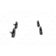 Jeu de 4 plaquettes de frein avant BOSCH 0 986 494 101 - Visuel 2