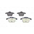 Jeu de 4 plaquettes de frein arrière BOSCH 0 986 494 102 - Visuel 3