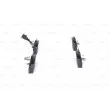 Jeu de 4 plaquettes de frein avant BOSCH 0 986 494 103 - Visuel 2