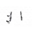 Jeu de 4 plaquettes de frein avant BOSCH 0 986 494 104 - Visuel 2