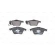 Jeu de 4 plaquettes de frein avant BOSCH 0 986 494 104 - Visuel 3