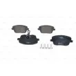 Jeu de 4 plaquettes de frein avant BOSCH 0 986 494 105 - Visuel 1