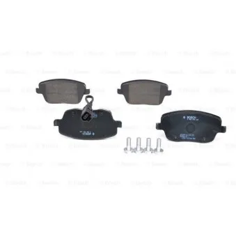 Jeu de 4 plaquettes de frein avant BOSCH 0 986 494 105
