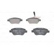 Jeu de 4 plaquettes de frein avant BOSCH 0 986 494 113 - Visuel 3