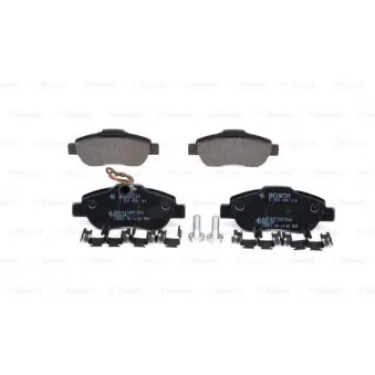Jeu de 4 plaquettes de frein avant BOSCH 0 986 494 114