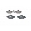 Jeu de 4 plaquettes de frein avant BOSCH 0 986 494 115 - Visuel 3