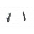 Jeu de 4 plaquettes de frein avant BOSCH 0 986 494 117 - Visuel 2