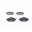 Jeu de 4 plaquettes de frein avant BOSCH 0 986 494 120 - Visuel 1