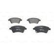 Jeu de 4 plaquettes de frein avant BOSCH 0 986 494 129 - Visuel 1