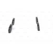 Jeu de 4 plaquettes de frein avant BOSCH 0 986 494 129 - Visuel 2