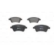 Jeu de 4 plaquettes de frein avant BOSCH 0 986 494 129 - Visuel 3