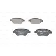 Jeu de 4 plaquettes de frein avant BOSCH 0 986 494 132 - Visuel 1