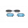 Jeu de 4 plaquettes de frein avant BOSCH 0 986 494 136 - Visuel 3
