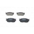Jeu de 4 plaquettes de frein avant BOSCH 0 986 494 139 - Visuel 3