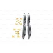 Jeu de 4 plaquettes de frein avant BOSCH 0 986 494 141 - Visuel 2