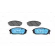 Jeu de 4 plaquettes de frein avant BOSCH 0 986 494 143 - Visuel 1