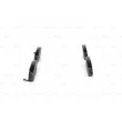 Jeu de 4 plaquettes de frein avant BOSCH 0 986 494 143 - Visuel 2