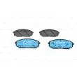 Jeu de 4 plaquettes de frein avant BOSCH 0 986 494 143 - Visuel 3