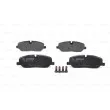 Jeu de 4 plaquettes de frein avant BOSCH 0 986 494 147 - Visuel 1